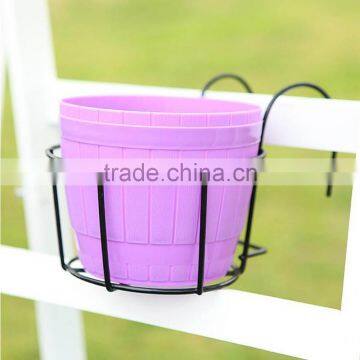 wholesale multiayer european anti-oxidation metal hanging flower pot stand