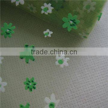 OG002 hotsale flower printed organza fabric