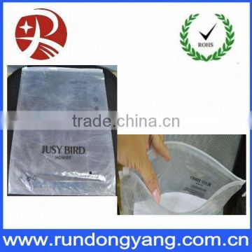 Factory custom clear plastic zipper bag