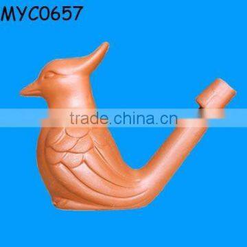 Terracotta bird shaped whistle