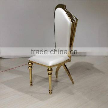 2016 hot selling wedding event wedding chair Cross leg PU chair