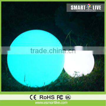 Led Ball Light With 16 Colorful Led Inside/plastic rgb color led ball light for garden/courtyard