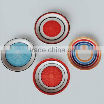 Home Basic Ceramic Plate, Handpainted Ceramic Plate, Promotional Plate