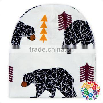 Infant Baby Lovely Print Beanie Stretchy Material Newborn Baby Hat photo-3
