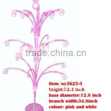 exclusive tree jewelry display (wy3265-5) ,height 34.8",pink