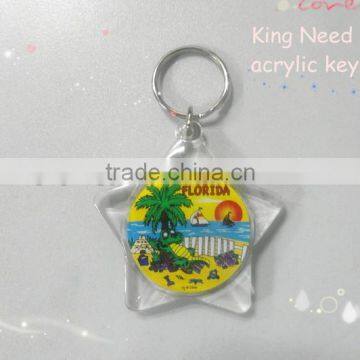 acrylic keychain souvenirs wholesales decorations for 2016