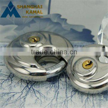 #304 Stainless Steel Disc Padlocks, Cylinder Round padlock