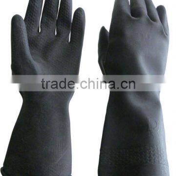 33cm black butyl rubber glove