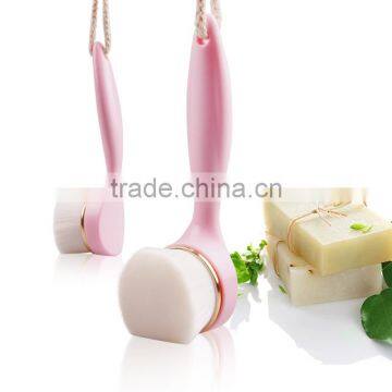 2015 hot sale facial cleansing brush with handle