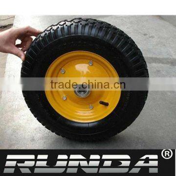 steel or plastic rim wheelbarrow wheel