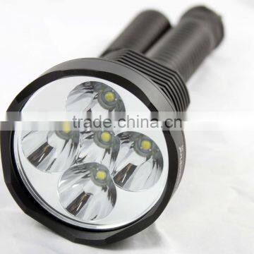 6000 lumen telescoping swat equipment led flashlight