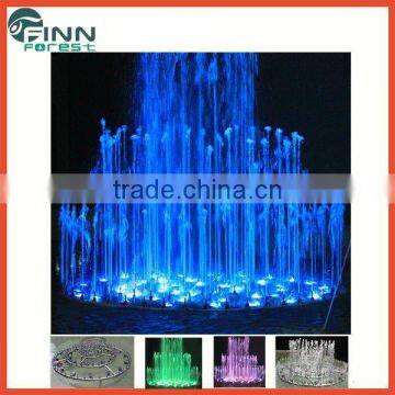 outdoor fountains led lighting music dancing flower