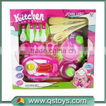 Happy cooking toys plastic kids kitchen set