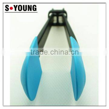 14028 New Style Kitchen and Barbecue Grill Tongs Silicone Plastic Handle Food Tong photo-3