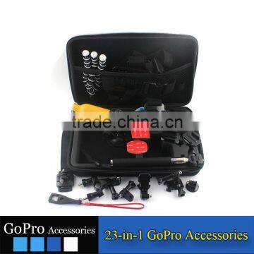 2016 Hot Selling Products Kit 23 in 1 Used for Gopros Heros 4 Accessories Bundle of Camera Cases photo-3