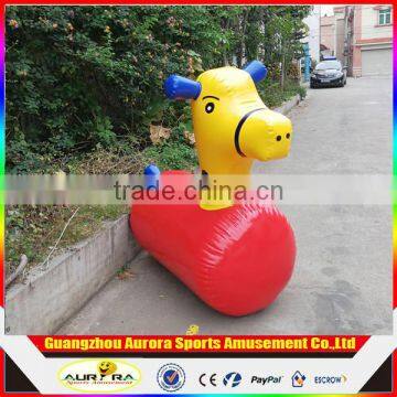 Funny and exciting Inflatable Pony giant horse racing for grounp sports