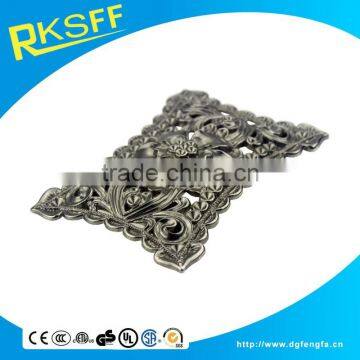 Carving Flower Shape Belt Buckle for Girl photo-2