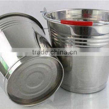 Factory Wholesale 22cm 5L Stainless Steel Food Serving Bucket photo-2