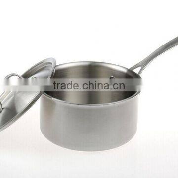Kitchen Utensil Stainless Steel Double Bottom Health Milk Pot photo-3