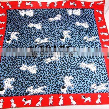 China Factory Manufacturing Black Skull Bandana With Printed Spider and Web photo-5