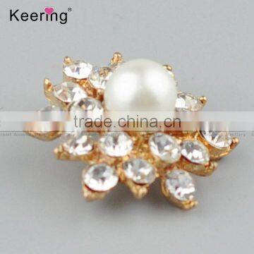 Fashionable Custom Shirt Metal Pearl Button for Decoration WBK-1483 photo-3