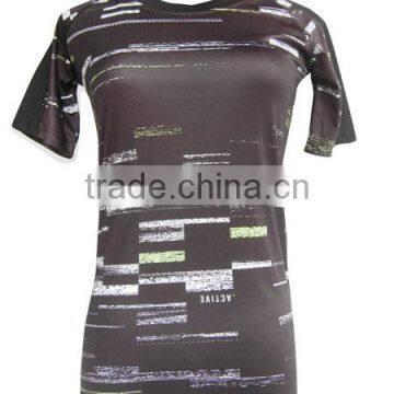 2016 Latest style Sublimation Shirt 3d Printing dri fit T Shirts Design for women