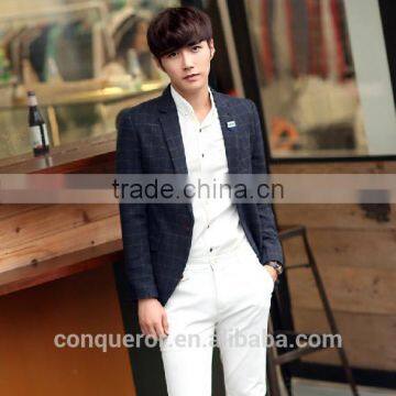 Grid Window Pane Man Suit.BSPL0643 photo-4