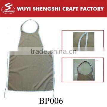 100% cotton bib apron BP003 100% cotton white apron