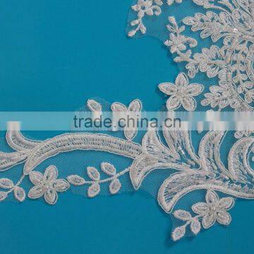 Golden Embroidery Collar Trims Sewing On Patches photo-4