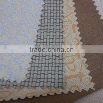 pu Artificial Leather With Flower Printing for Bag, pu Bag Leather Goods photo-6