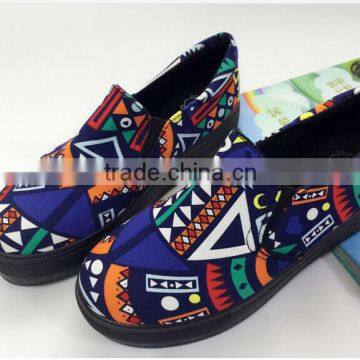 GZY Really hotsale ethnic style cheap price canvas factory guangzhou stock shoes