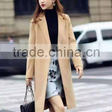 GZY Stock Warehouse Woman Clothes Winter Wollen Overcoat Stock England Model Export China Charming Design 2017 photo-5