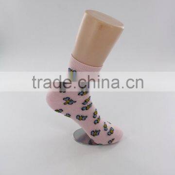 Summer Season Thin Mercerized Cotton Yarn Ankle Socks Women photo-2