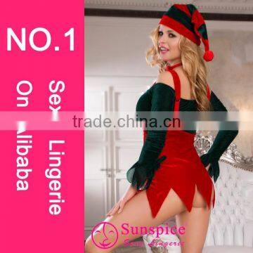 Sunspice Latest Design Naughty Suspender Skirt Santa Costume Lingerie photo-2