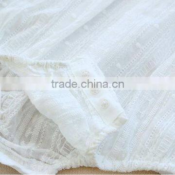 2017 Fall Baby Clothes Romper Girl For Baby Plain Pom Pom Romper photo-6