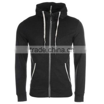 Blank Cotton Polyester Zip Up Hoodies Wholesale photo-3