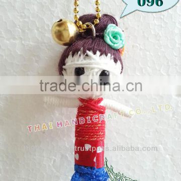 Handmade Keychains Keyrings Voodoo Doll String Accessories bag Gifts