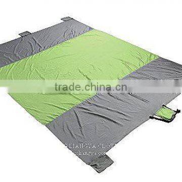 Beach Sheet Sand Pockets Water Absorbing Blankets With Bag
