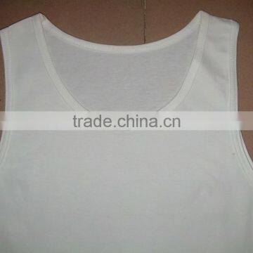 White Blank Mesh Sport Tank Top photo-3