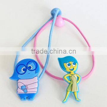 Inside Out Cartoon Characters Kids Elastic Hair Tie photo-2