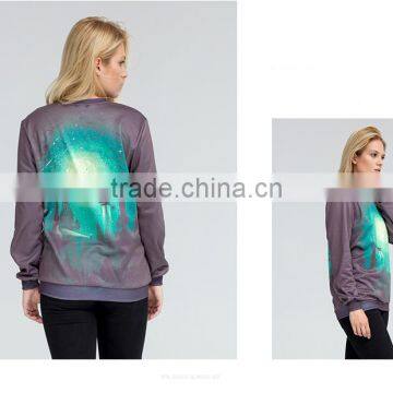 Unisex Fiction Future City Art Digital Printing Pullorver/fitted Hoodie Sweatshirt photo-3