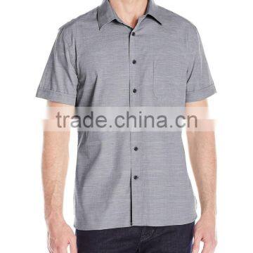 Men's Stripe Texture Shirt With Chest Pocket photo-5