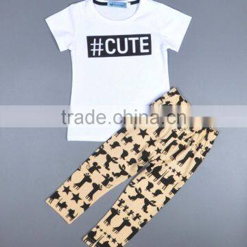 2pcs/set baby girl clothing suits children clothes set