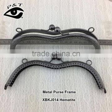 18CM Embossed Pattern Metal Clasp Frames for Handbags photo-2