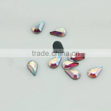 tear Drop shape fancy hot fix rhinestone