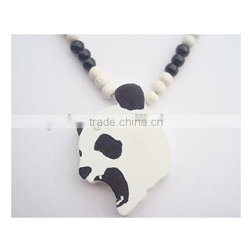 wholesale hip hop wooden large animals bead necklace