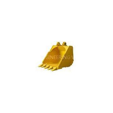 Yellow Small Excavator Bucket For Mini Digger , Excavator Spare Parts