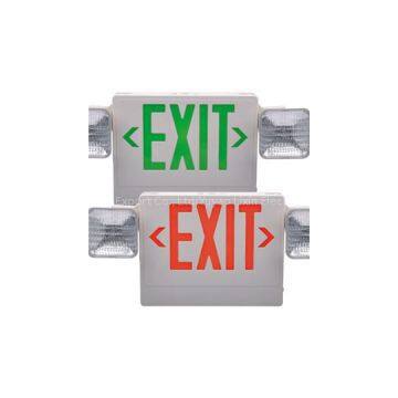 LX-7601LG/R UL LED Exit Sign/Emergency Light Combo