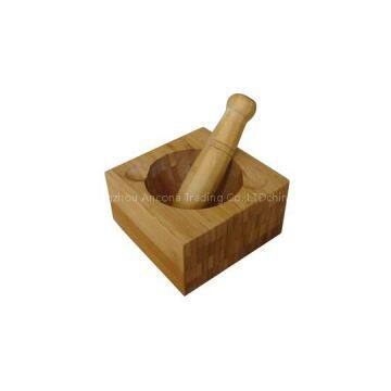 Bamboo Square Spice Crusher