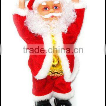 Music Santa Claus Plastic Singing and dancing Santa Claus electronic